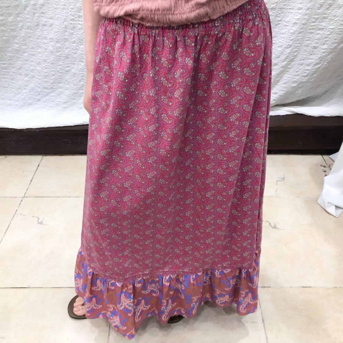 Rosy Paisley Breeze Skirt 상품이미지4