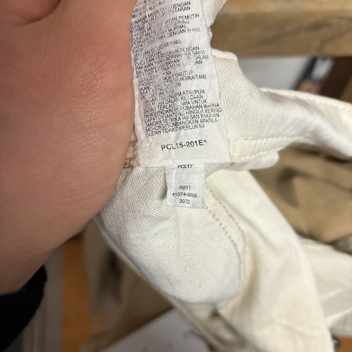 00s 리바이스 502 라이트코튼 와이드 카고팬츠 빅포켓 N773 상품이미지10