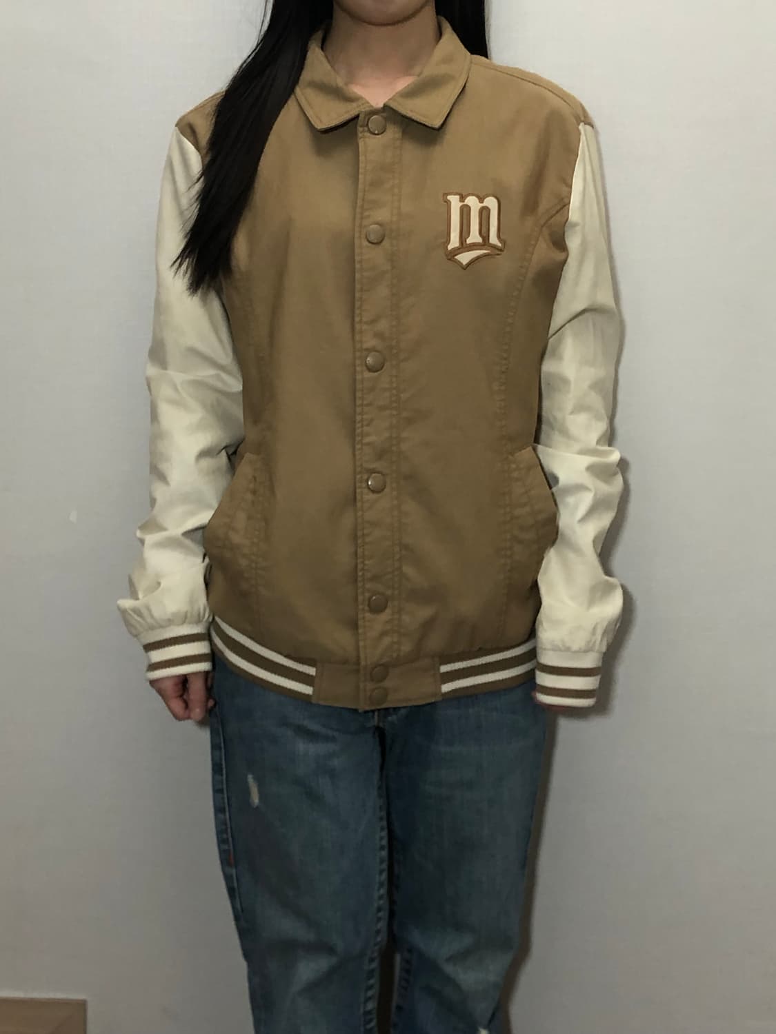빈티지 mlb 브라운 스타디움 자켓 상품이미지5