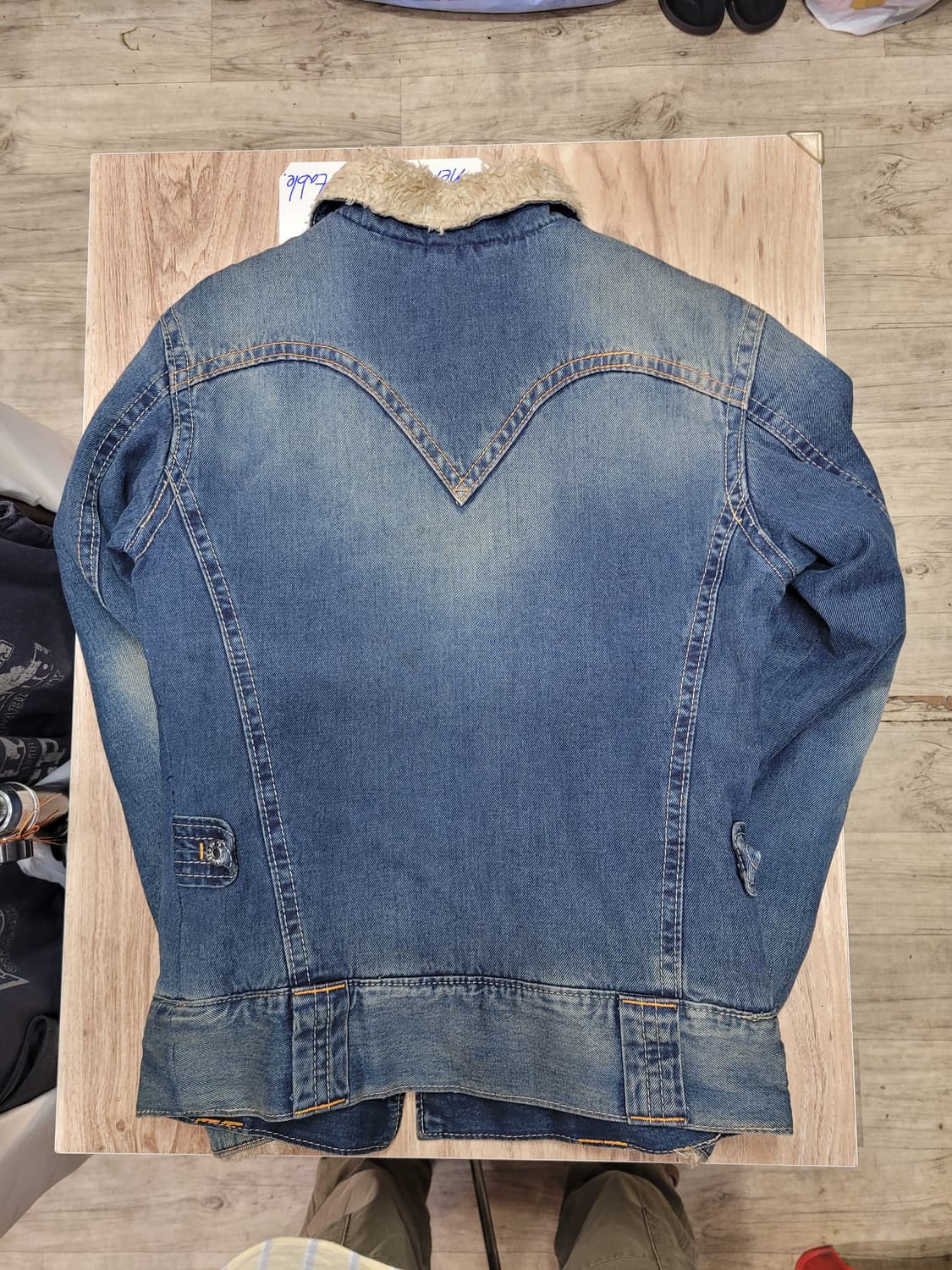 Levis 리바이스 Type1 데님 자켓 안감 후리스 청자켓 상품이미지2