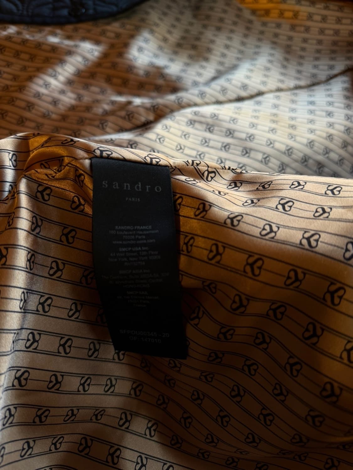 산드로 퀼팅자켓 66~77 상품이미지10