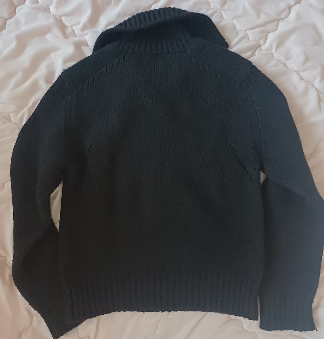 렉토 버튼업 니트 블랙 L 상품이미지2