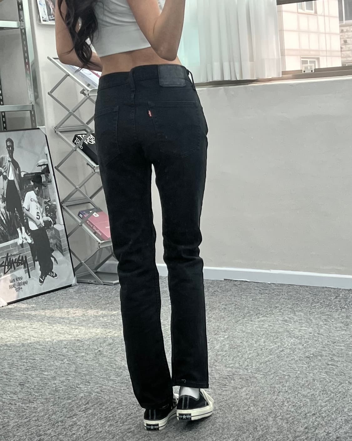 (허단39.5)리바이스 510 블랙-M1686 상품이미지2