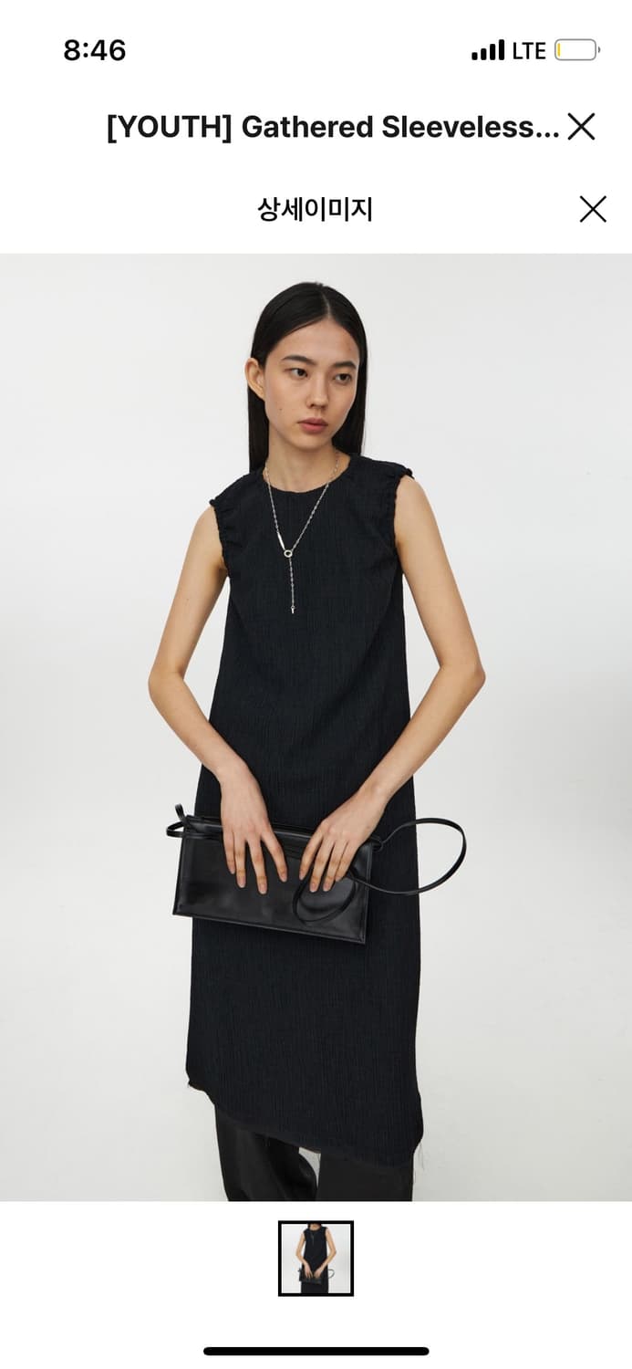 Youth 유스 블랙 원피스 상품이미지2