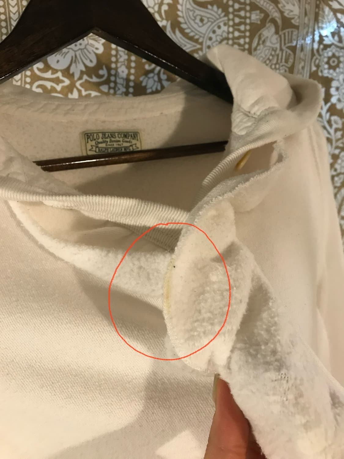 폴로진스 여성 기모 레이스 후드티  상품이미지2