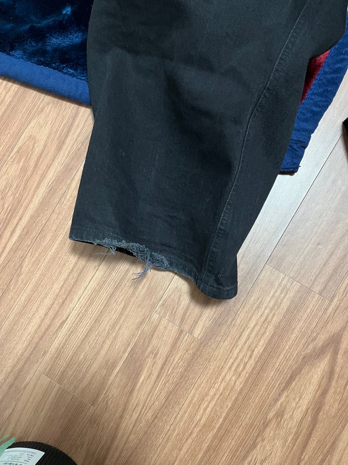 해칭룸 Wide Curve Jeans Jet Black 3/M 상품이미지3