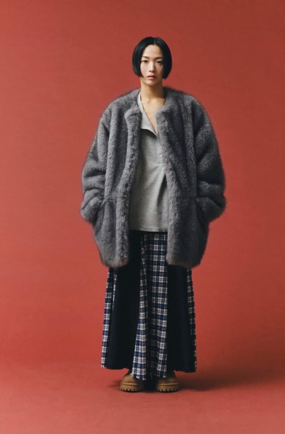 플리즈프로젝트 미들 퍼 자켓 그레이 상품이미지1