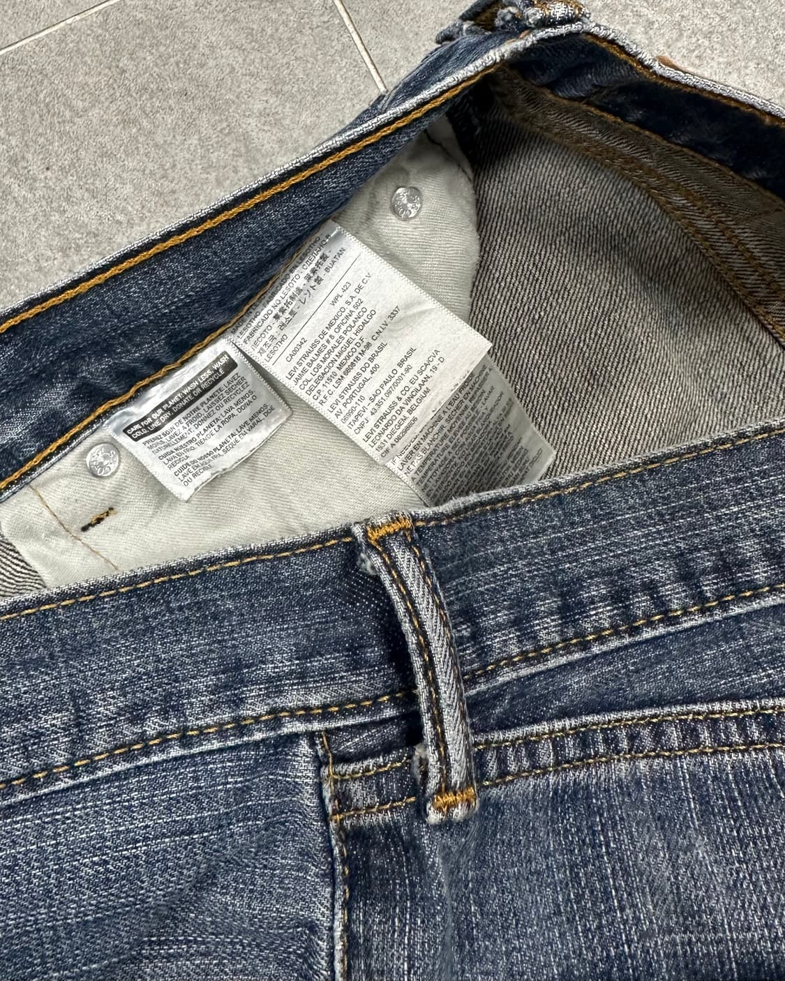 (허단43)00'S 리바이스 505 블랭크탭-M2033 상품이미지3