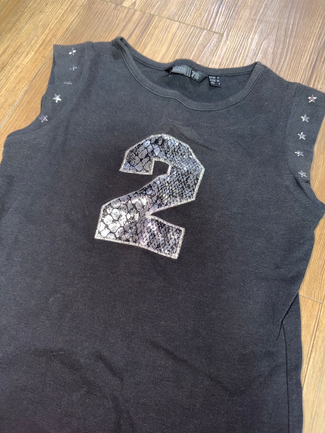 y2k 빈티지 펑크 슬리브리스 상품이미지2