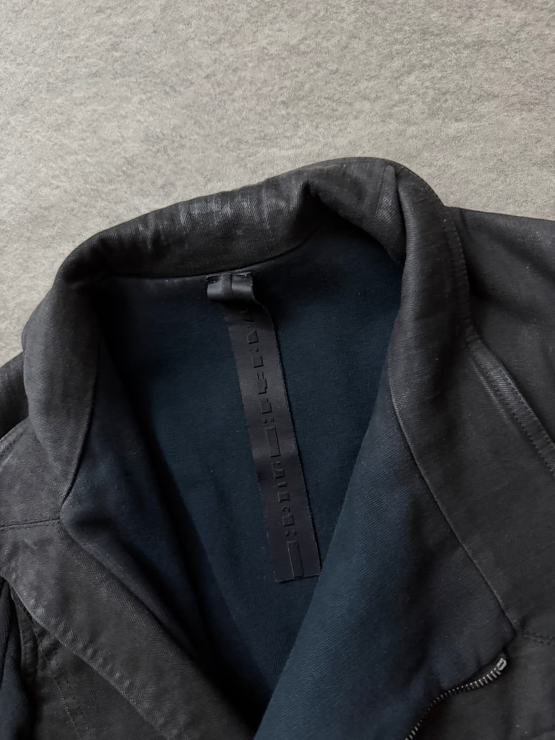 15AW 가레스퓨 사선 비대칭 하이넥 자켓 상품이미지5