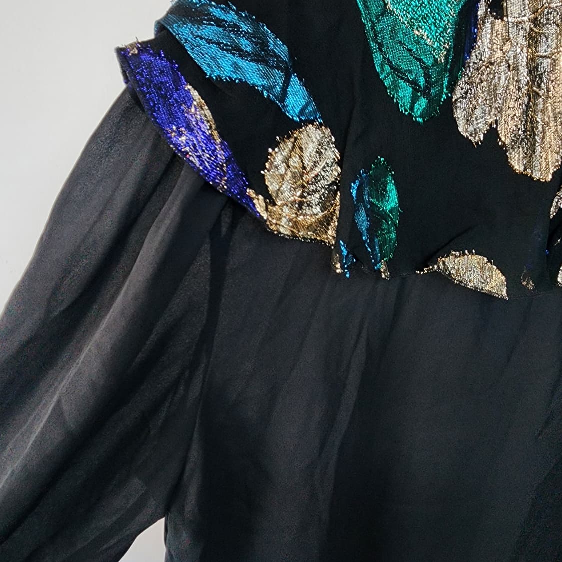 명품 자수 레이스 카라 프릴 블라우스 상품이미지4