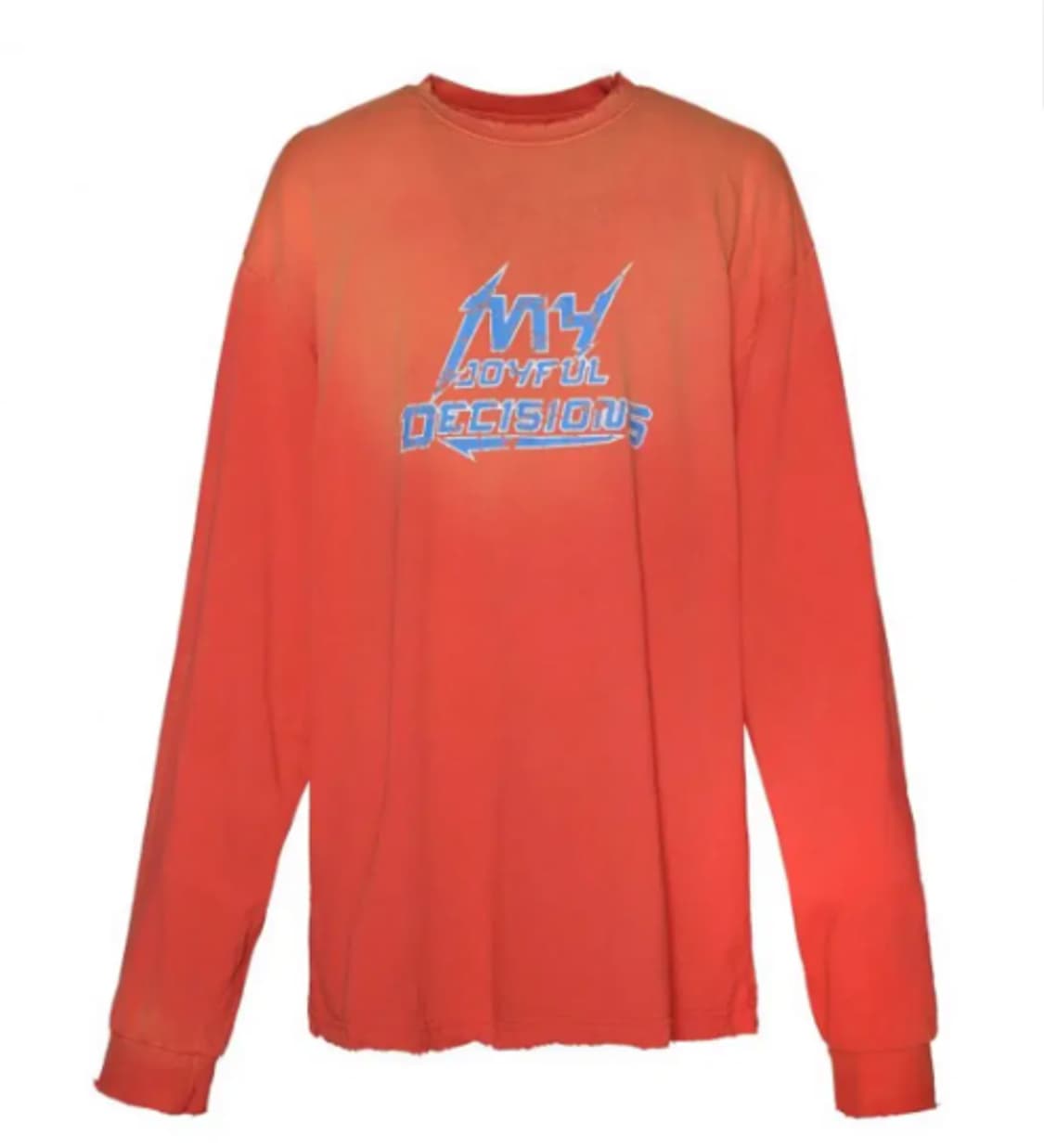 [L] MJD 크랙 로고 롱슬리브 상품이미지1