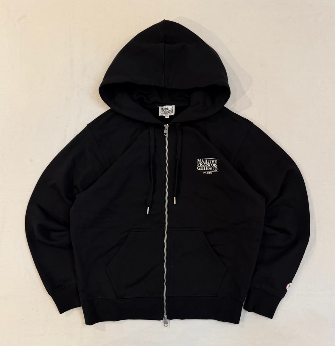 새상품급 마리때 프랑소와 저버 투웨이 후드집업 블랙 상품이미지1