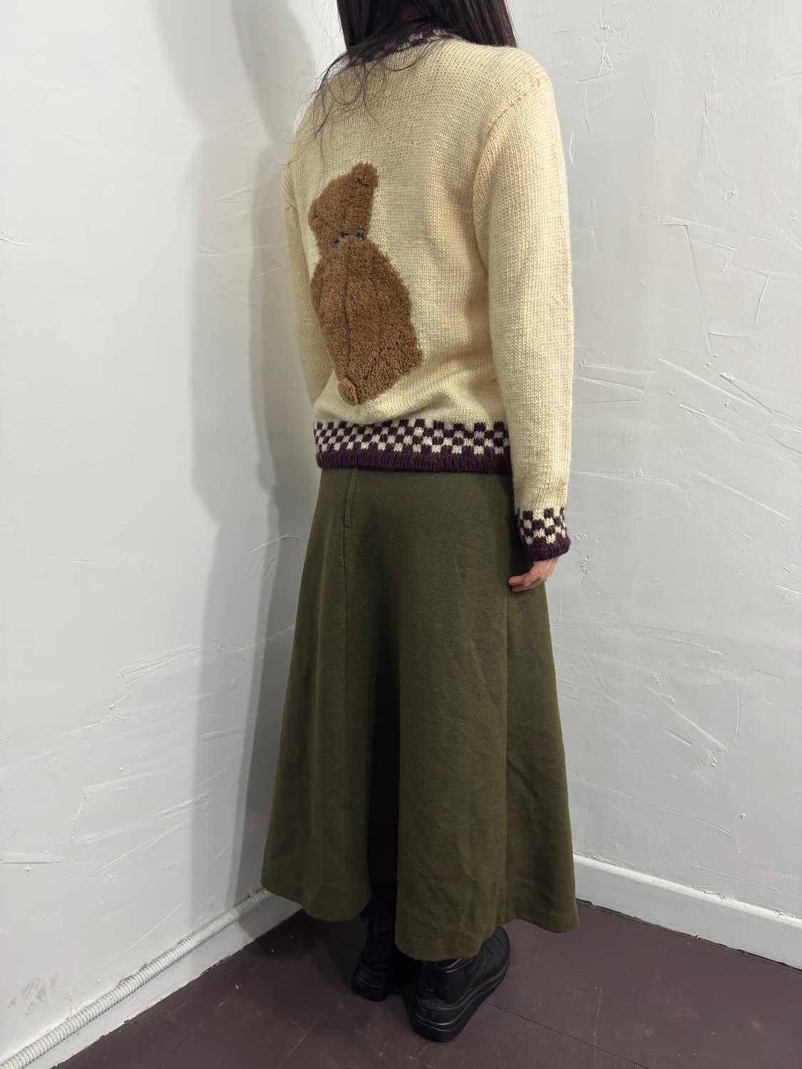 teddy bear knit 상품이미지3
