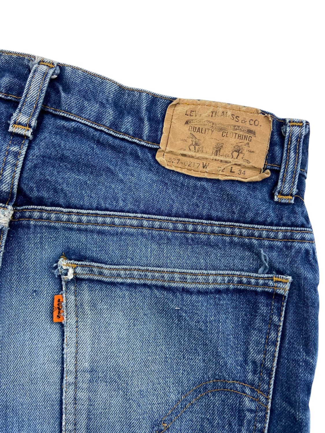 80's 리바이스 527 부츠컷 오렌지탭 상품이미지8