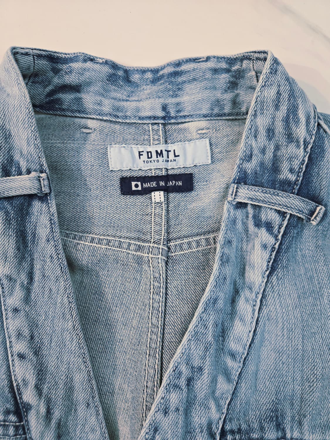 FDMTL 데님자켓 T-FORM JACKET 3YR WASH 상품이미지8