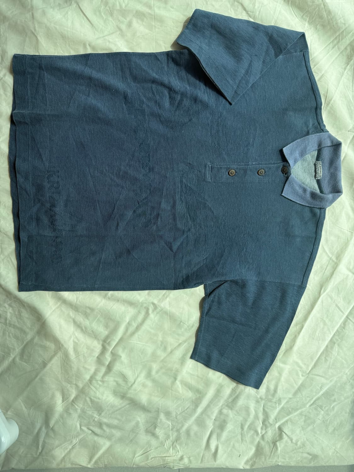 블루 니트 반팔 상품이미지2