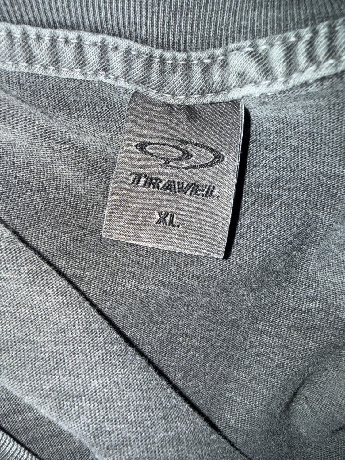 트래블(TRAVEL) 아뜰리에 피그먼트 반팔티 블랙 차콜 상품이미지3