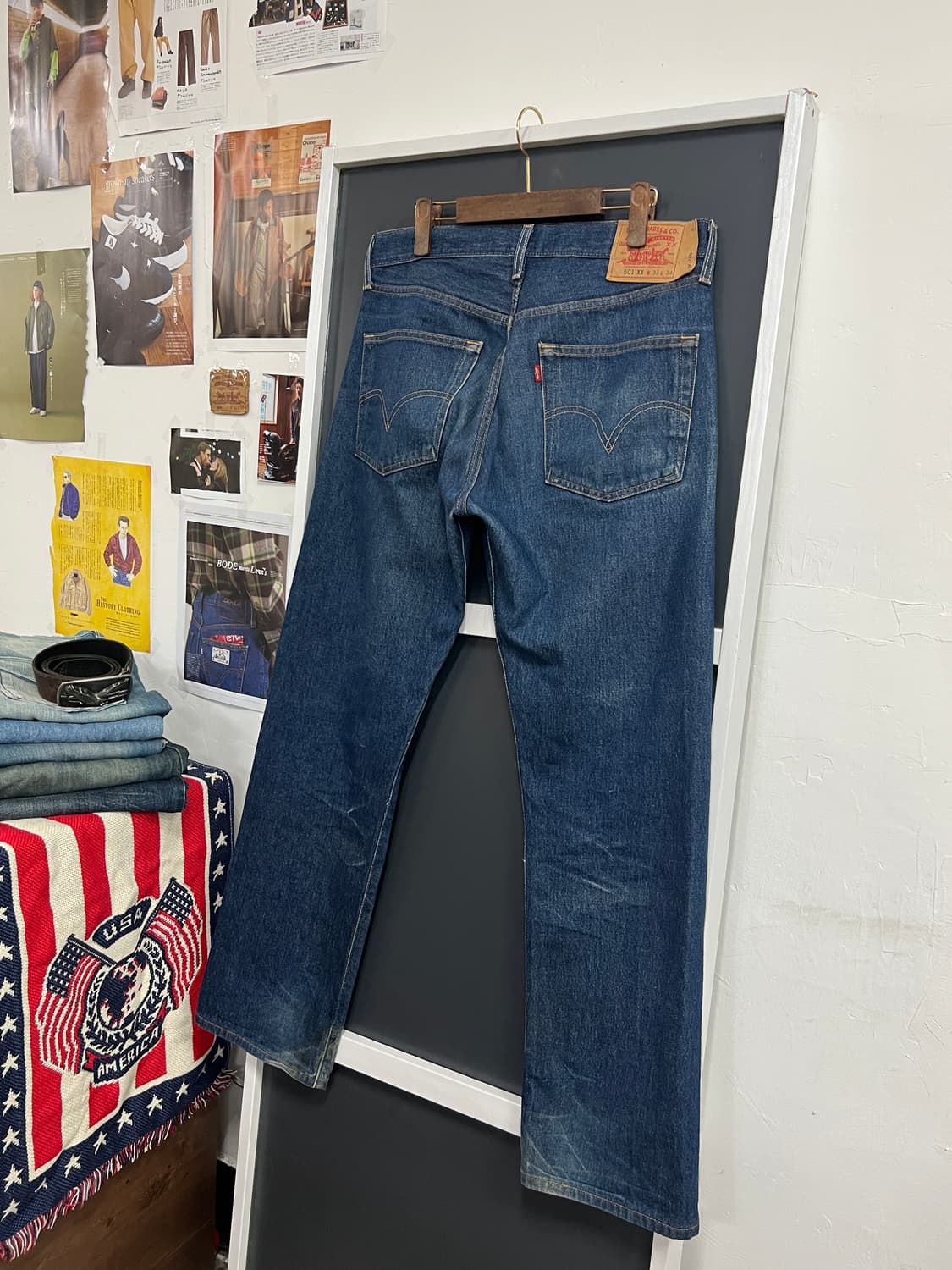 00s Levis 리바이스 501xx 버튼플라이 스트레이트 데님 팬츠 상품이미지1