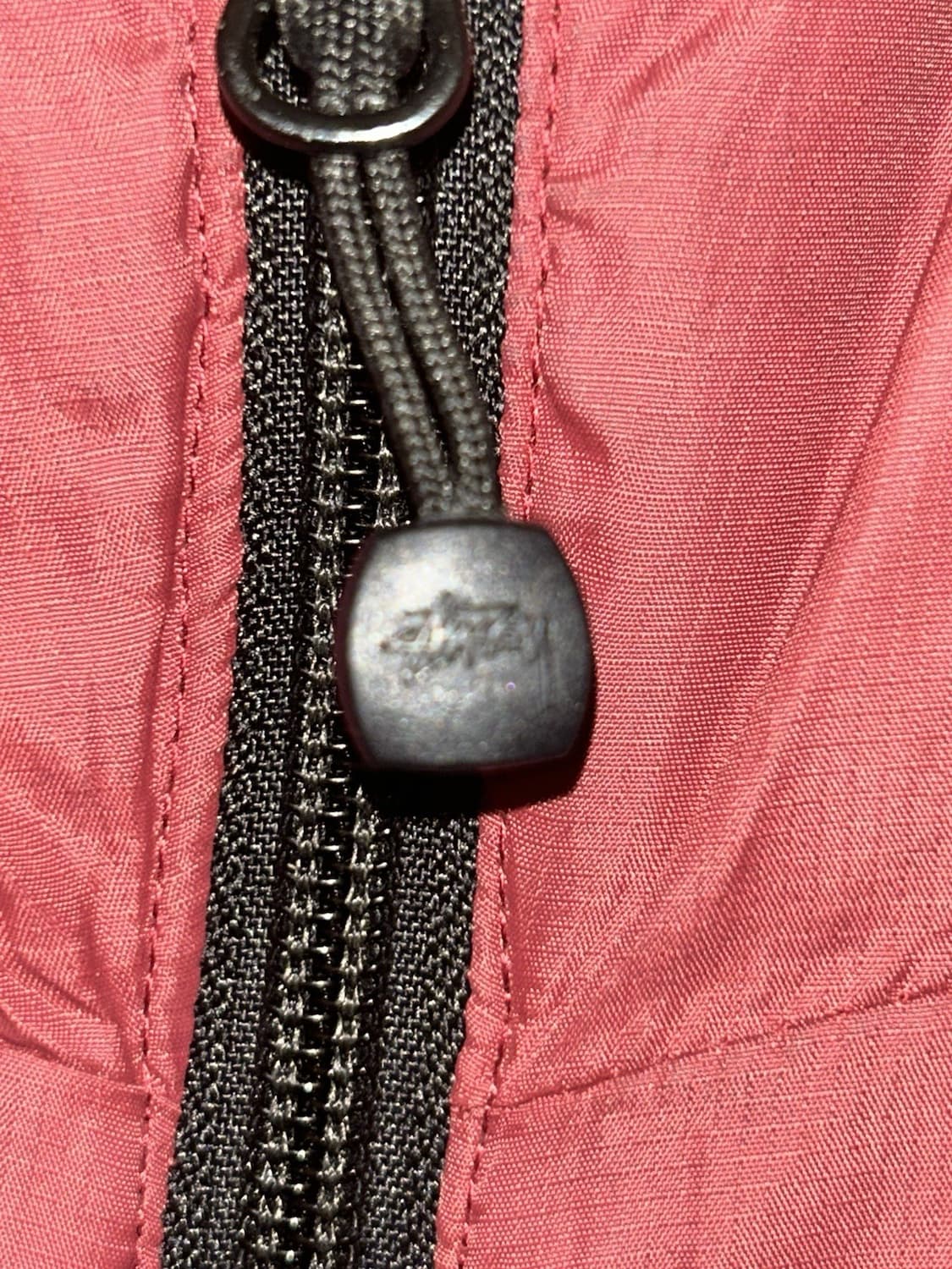 스투시 리버시블 나일론 패딩 자켓 버건디 상품이미지5