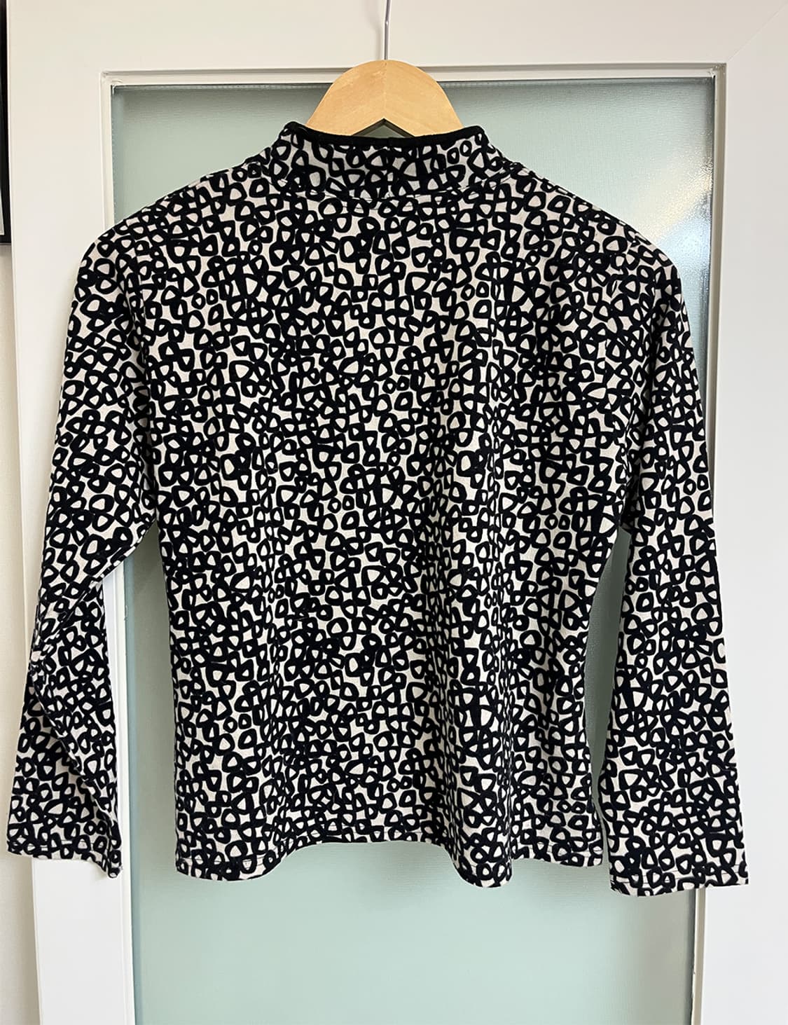 Vintage pattern half turtleneck 상품이미지3
