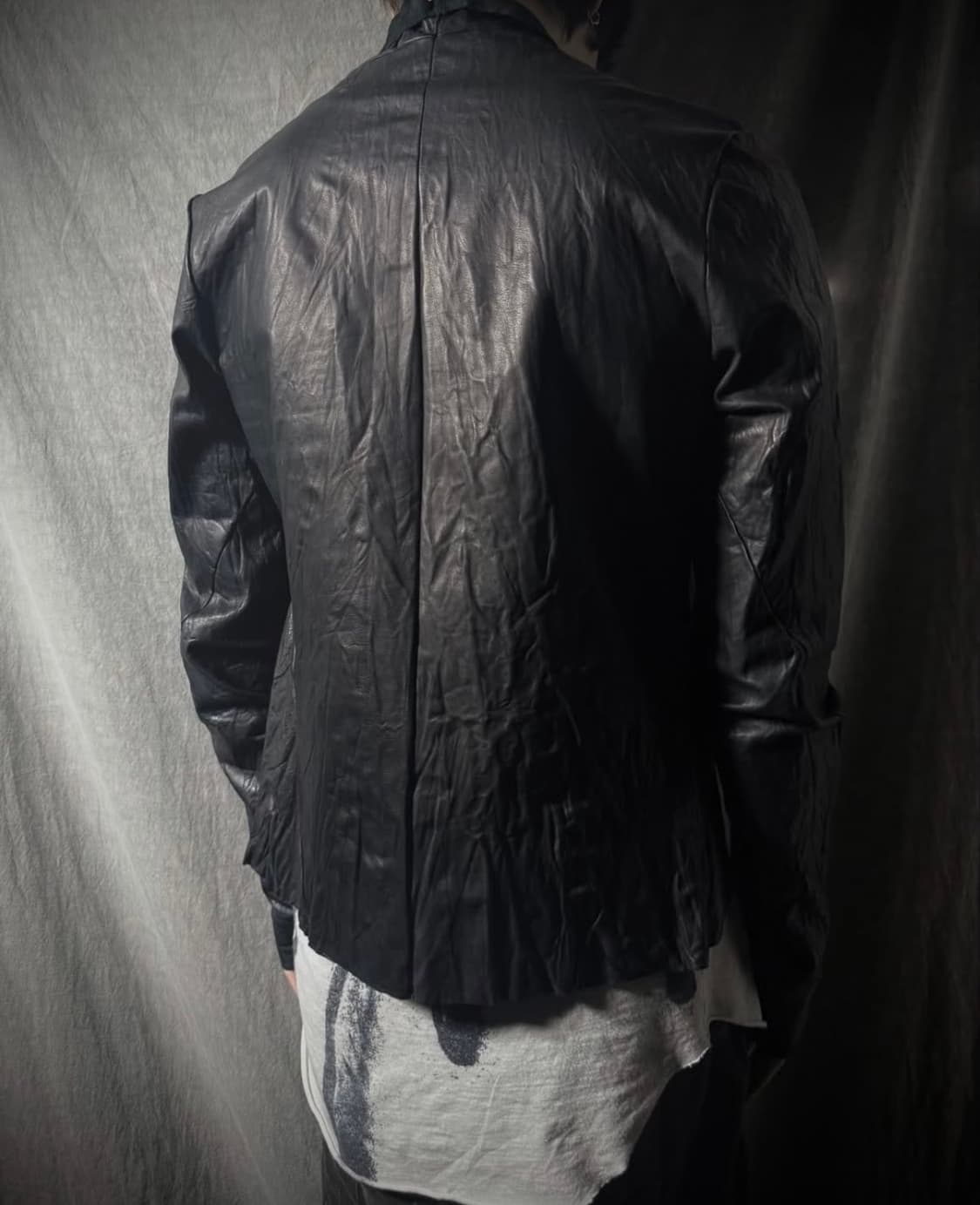 m.a+ Lamb Leather Wrinkle Shirt Jacket 상품이미지9