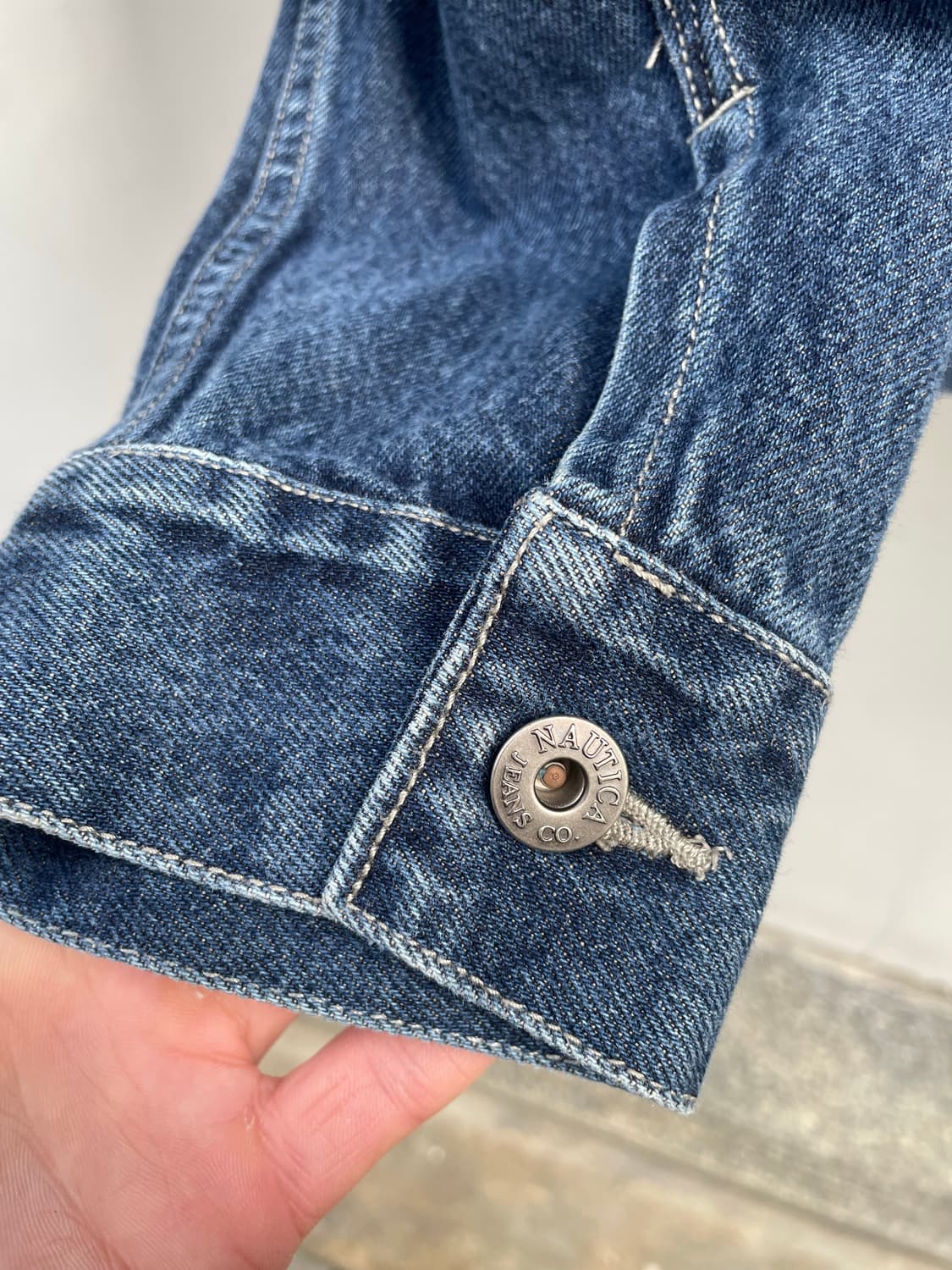 Nautica Red Stitch Denim Trucker Jacket  상품이미지5