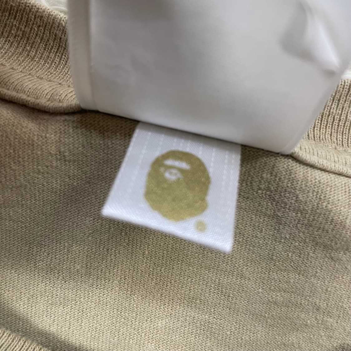 베이프 Bape 빅 사루 롱슬리브 베이지 상품이미지5