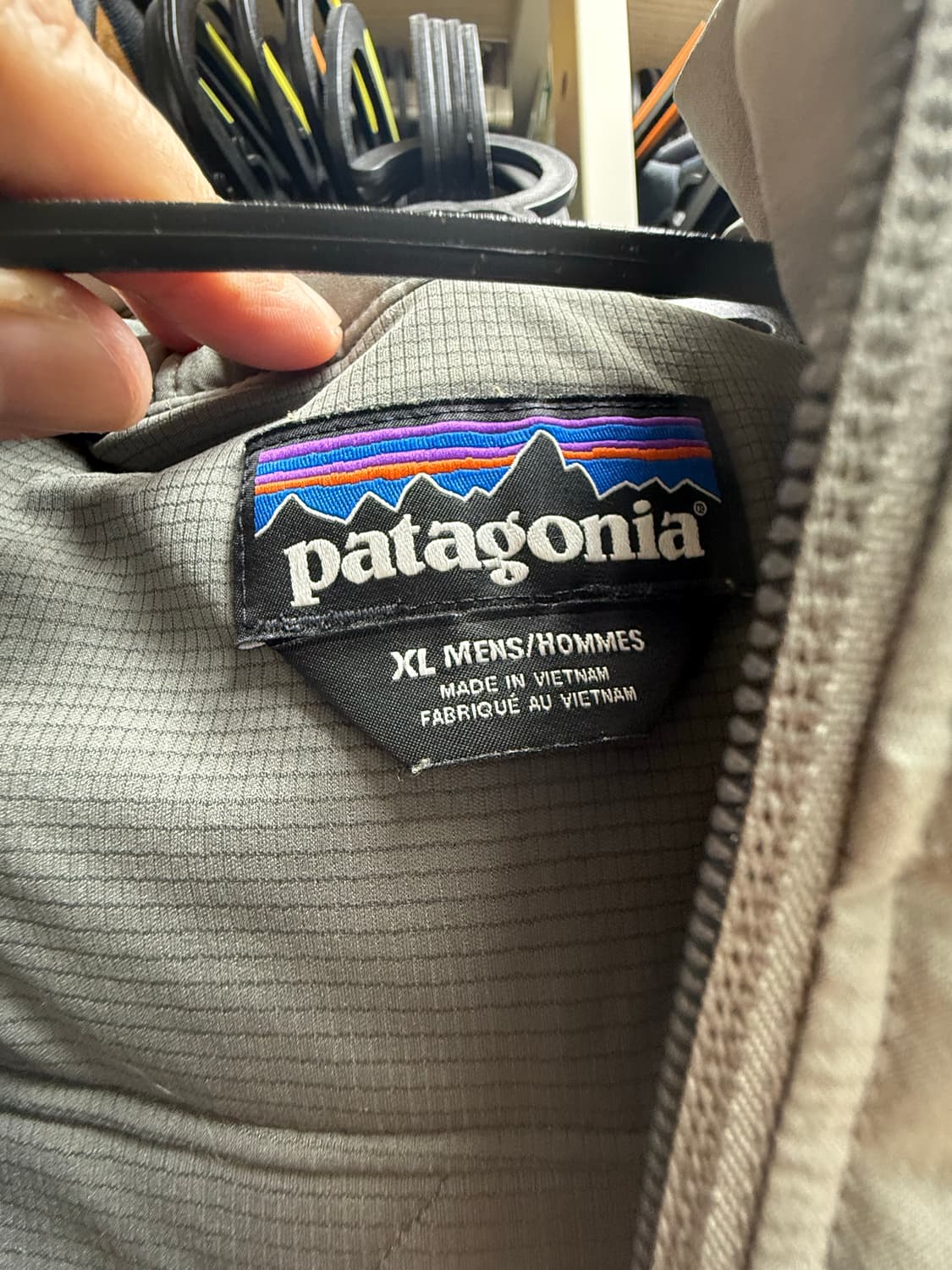 파타고니아 퍼프 후디 자켓 XL 회색 상품이미지3