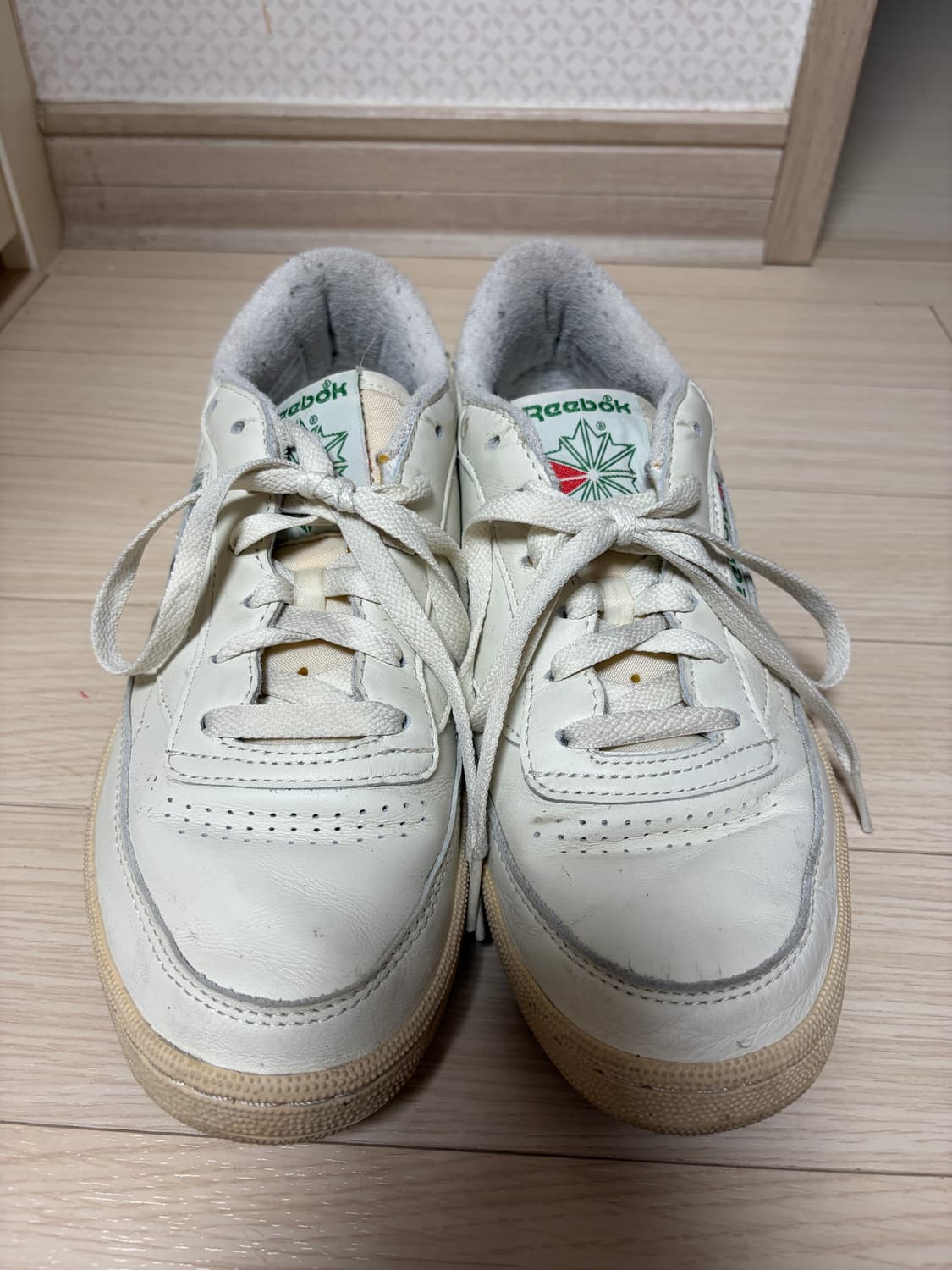 리복 클럽C85 빈티지 초코 그린 275 상품이미지4