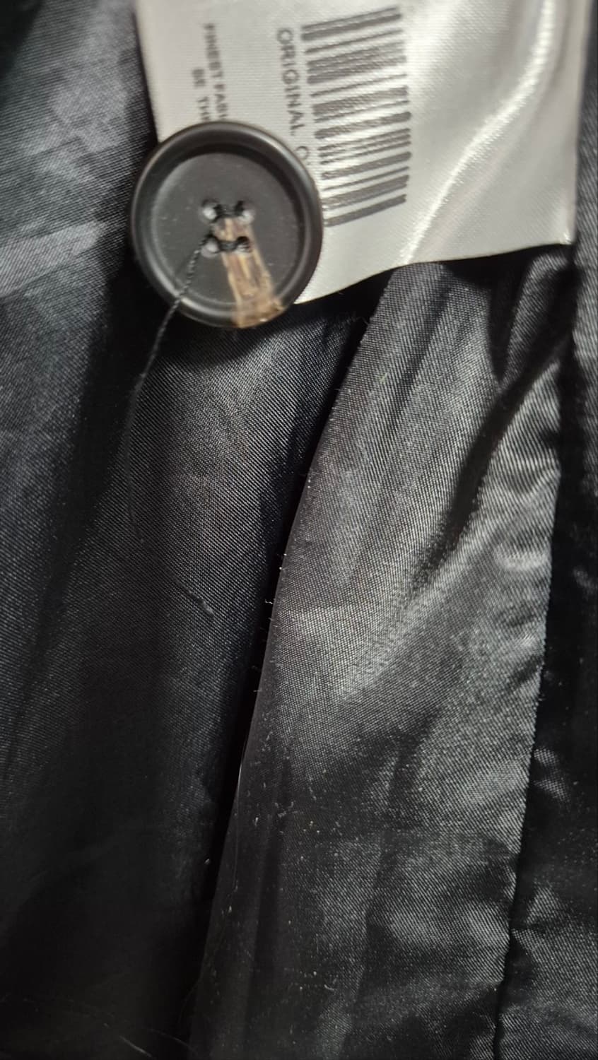 SCENT 블랙 더블 남자 트렌치롱 코트  상품이미지4