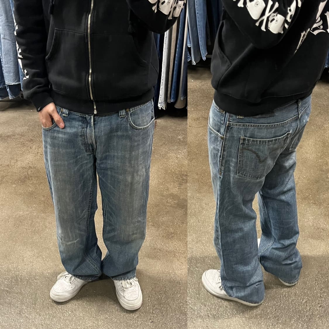 00s 리바이스 실버탭 루즈핏 데님 팬츠 (35“) 상품이미지7