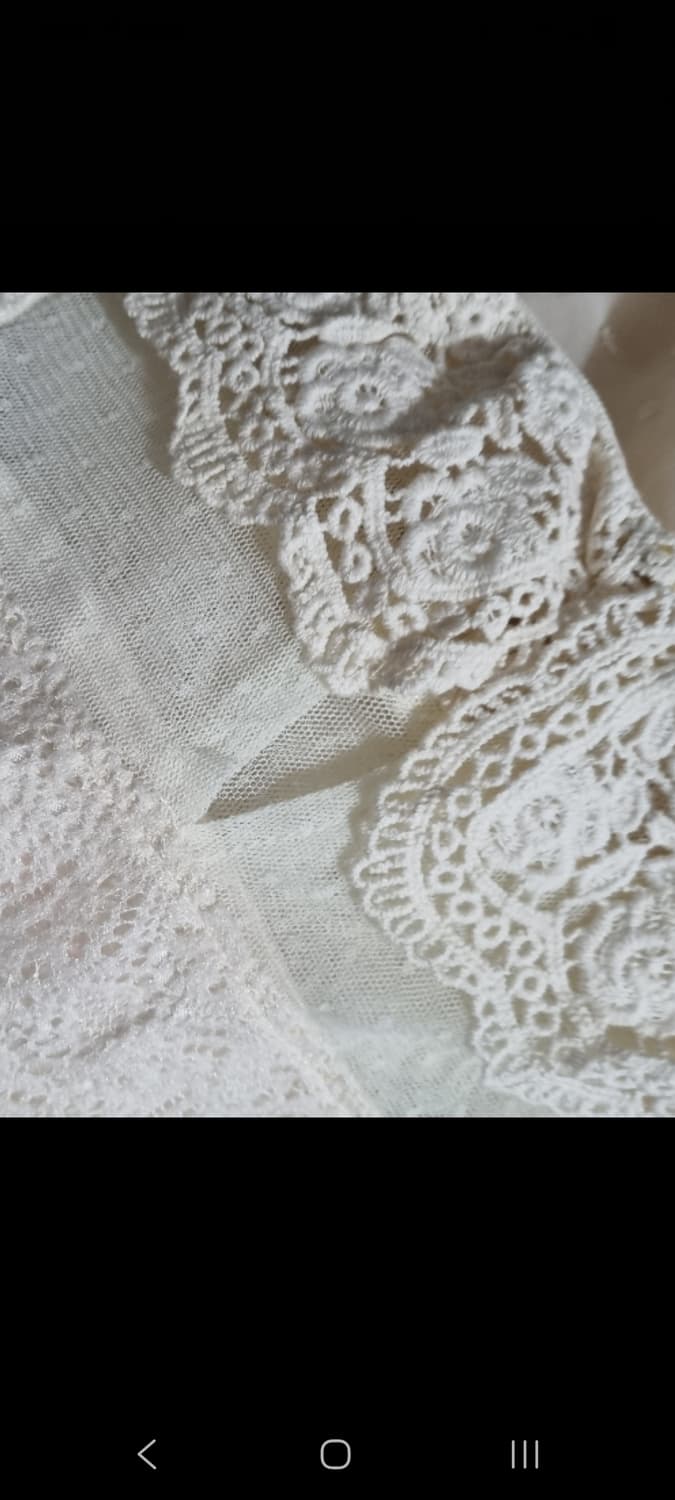 리즈리사 니트 레이스 탑 상품이미지6