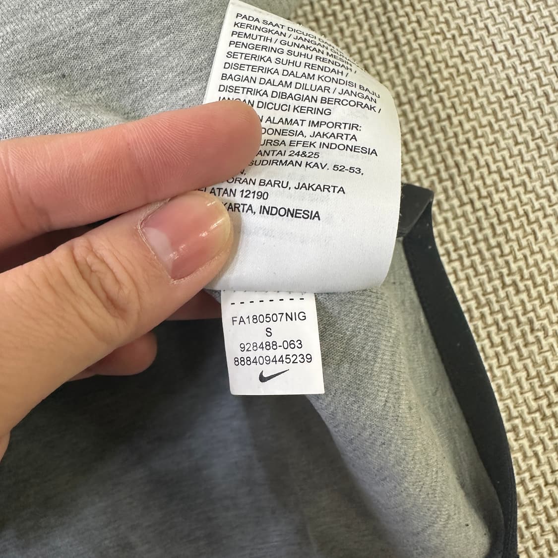 S 나이키 플리스 풀오버 후디 0407D 상품이미지3