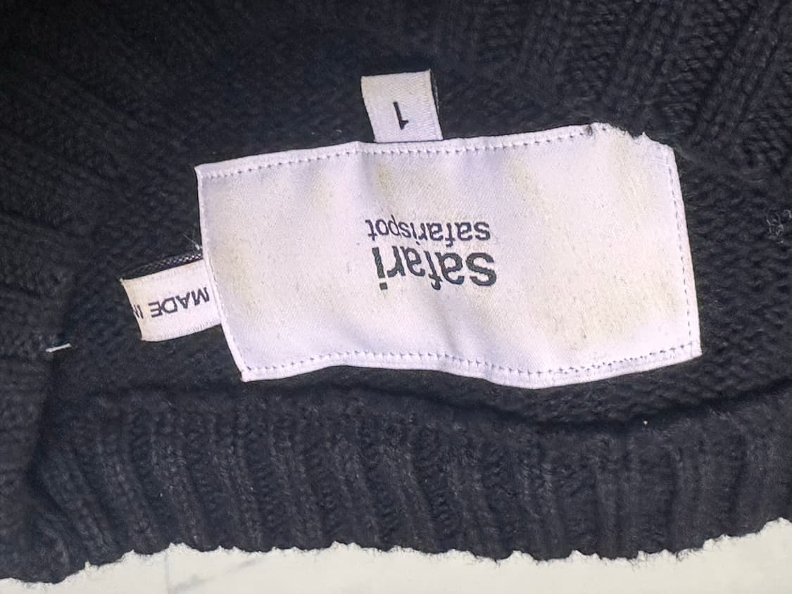 [2] 사파리스팟 니트 블랙 상품이미지3