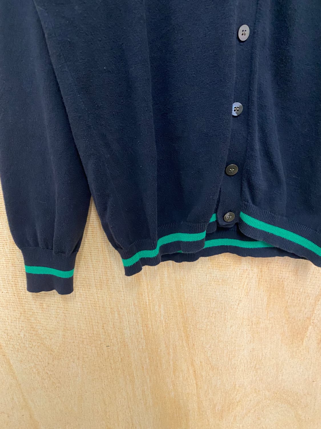 BEAMS collar knit cardigan 빔즈 카라 니트 가디건 상품이미지4