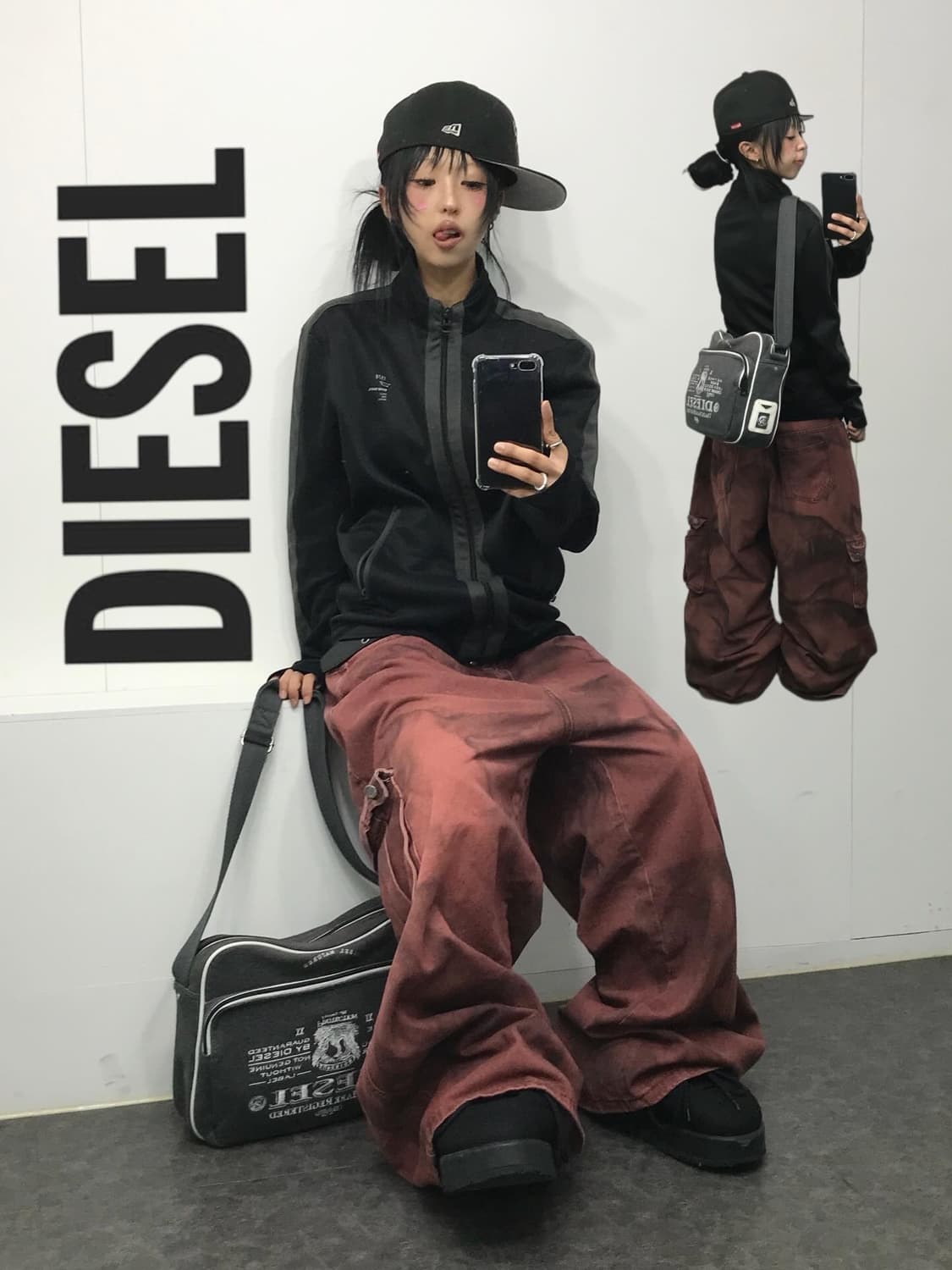 Diesel Biker Logo Jersey Set ! ( 상의+하의 ) 상품이미지1