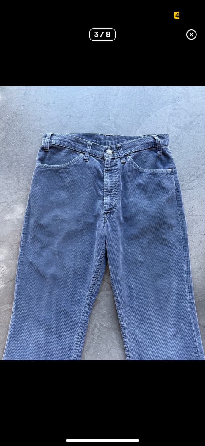 리바이스 70s 646 벨바텀 부츠컷 코듀로이 팬츠 상품이미지3