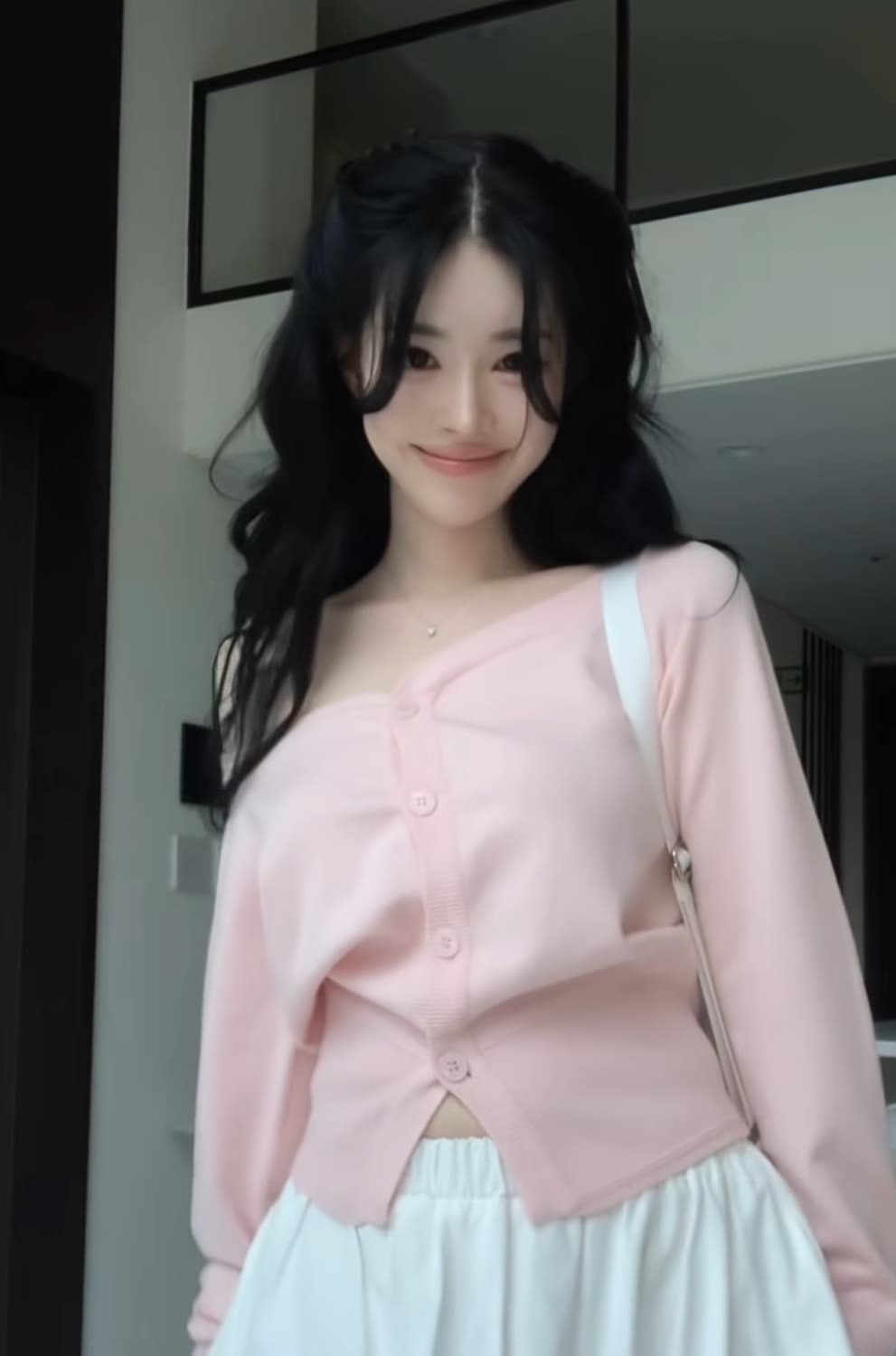 레페르 핑크 가디건/ 유혜원 가디건 / 새상품 상품이미지2