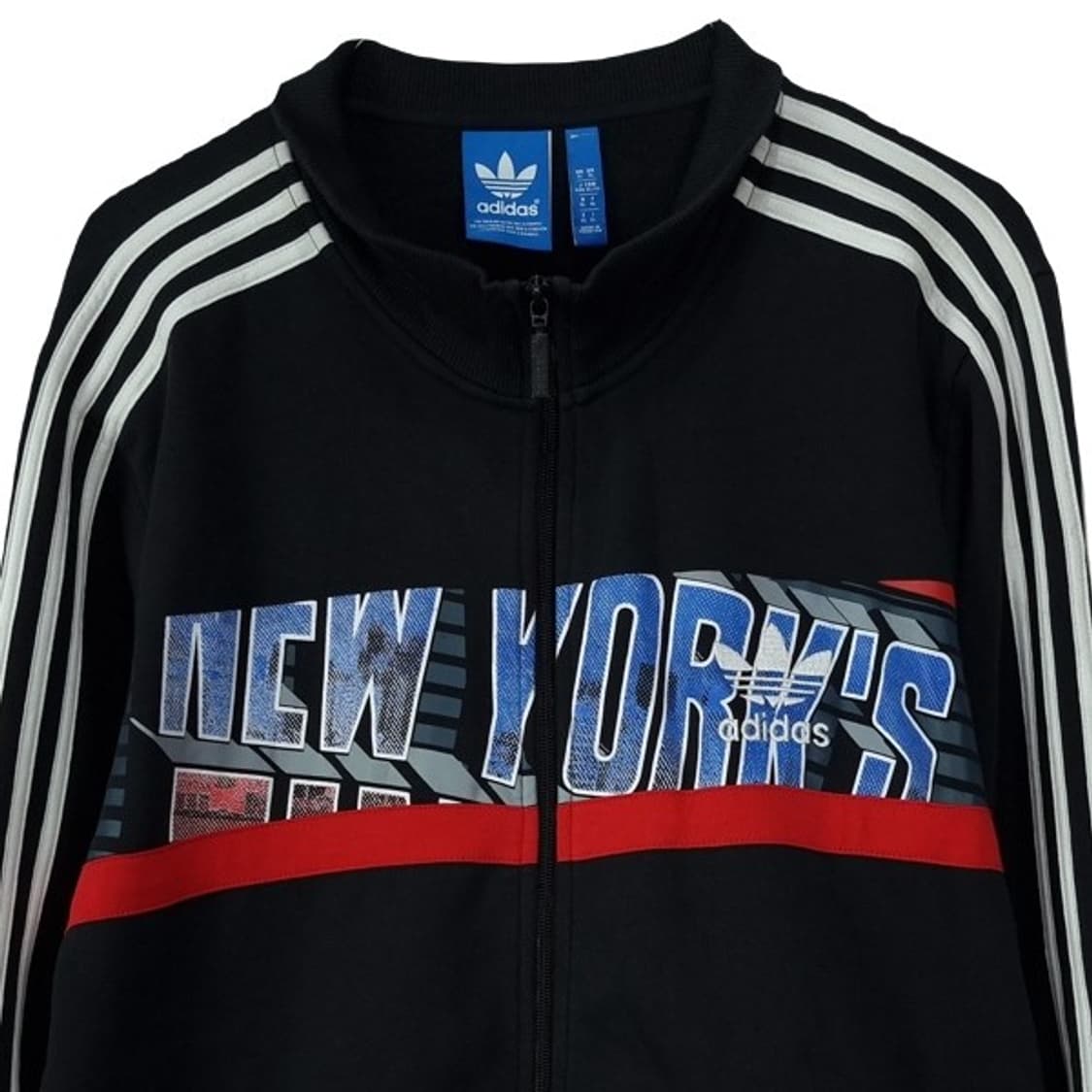 [아디다스] 뉴욕 져지 트랙탑 집업 자켓 블랙 M19756 상품이미지4