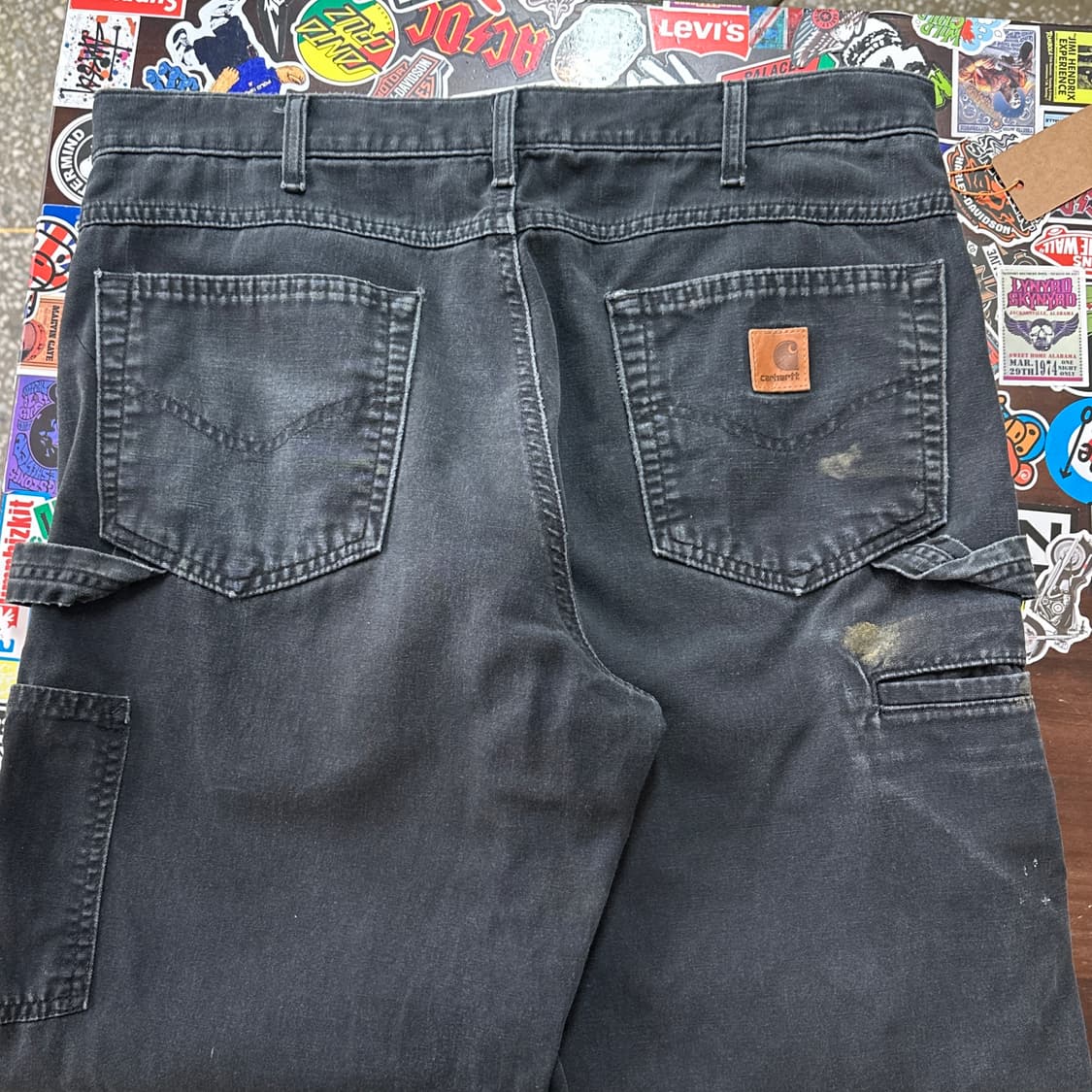 칼하트 카펜터 팬츠 B159-BLK 34 상품이미지3