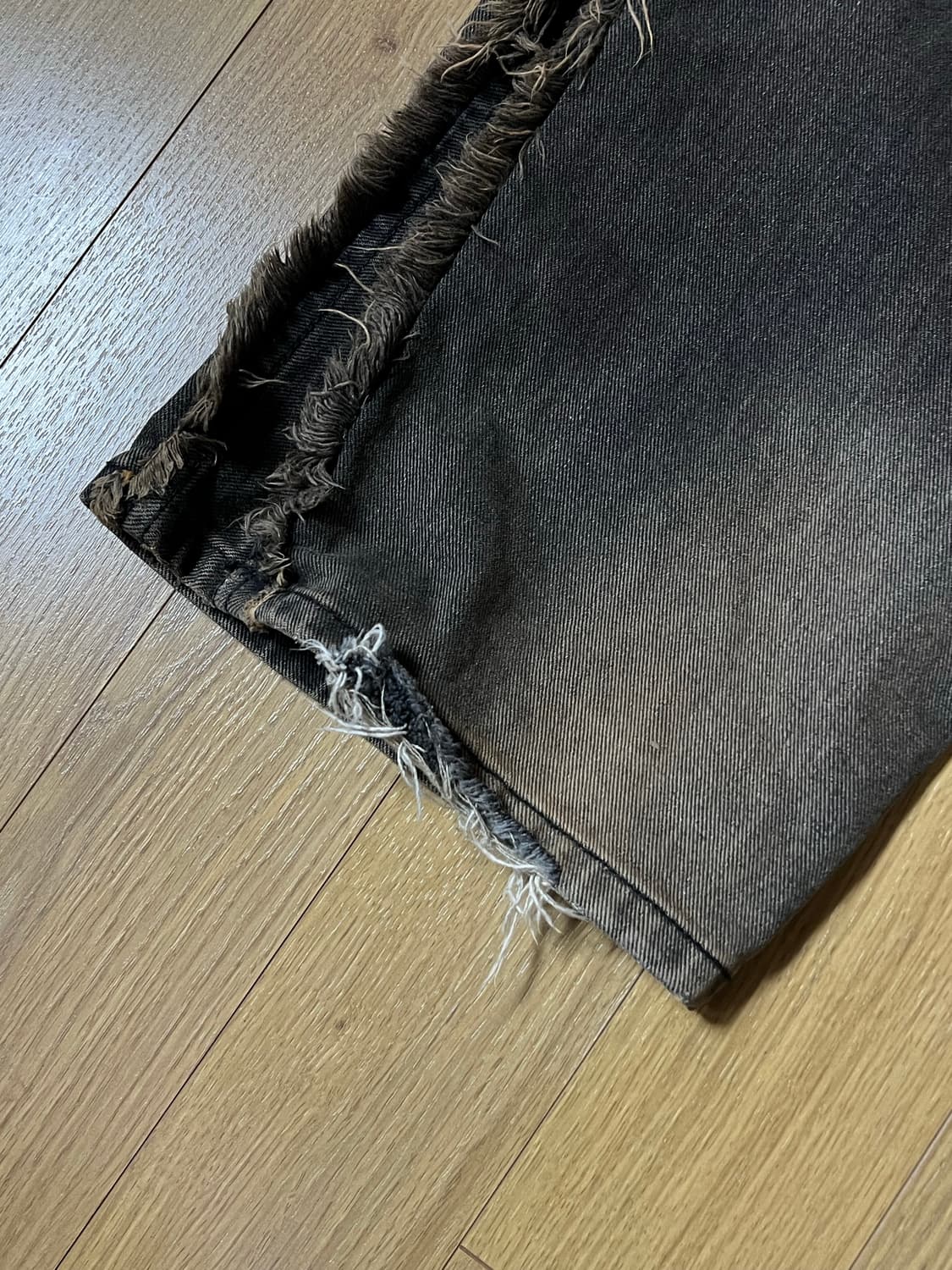 비에스래빗 미드90 사이드 라인 루즈핏 데님 [XL] 상품이미지4