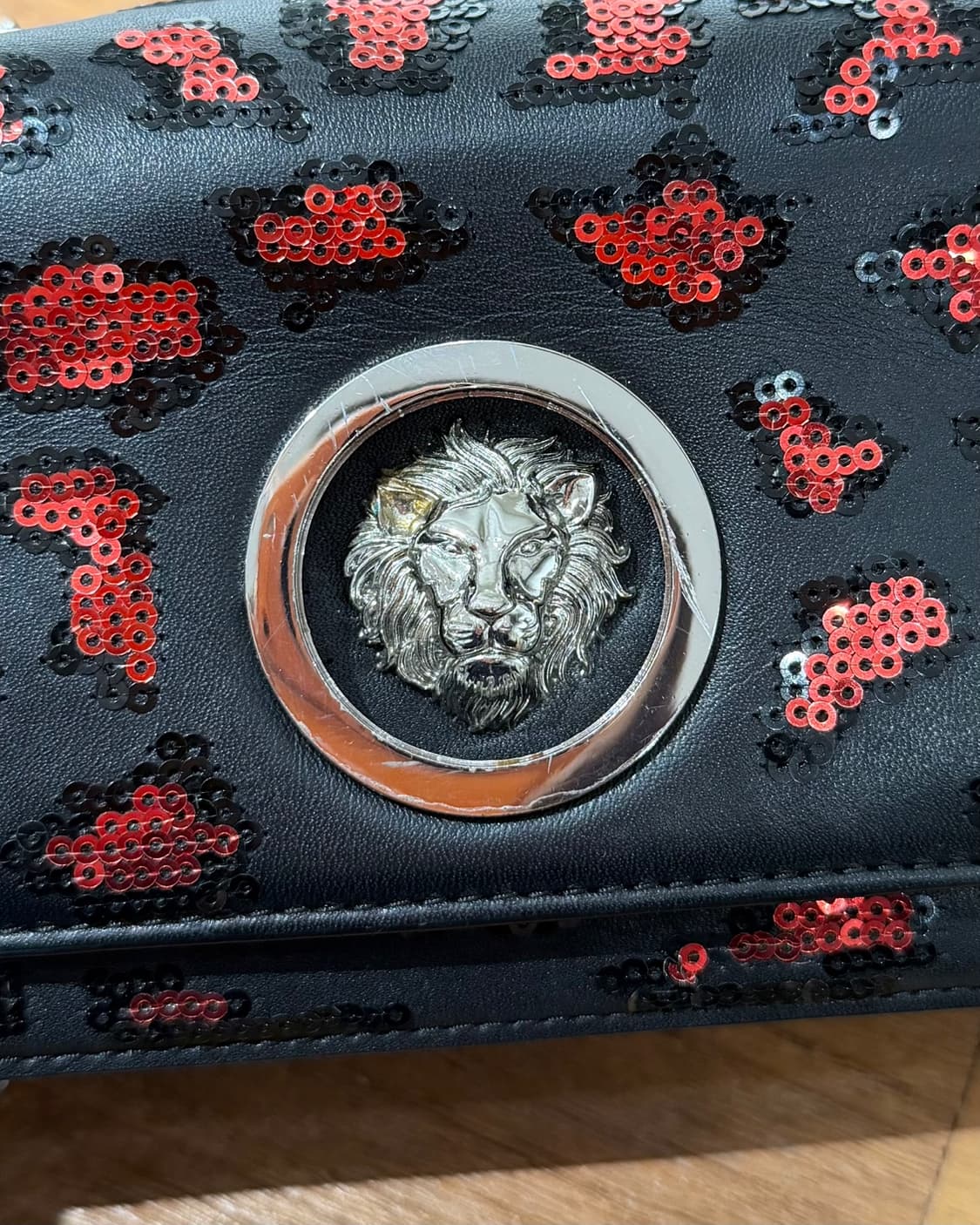 베르수스 베르사체 블랙 레오파드 라 메두사 미니 크로스백 상품이미지7