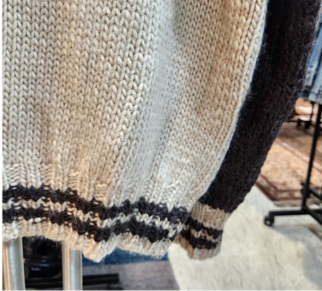 일본판 First down use 퍼스트 다운 울 스웨터 집업 상품이미지7