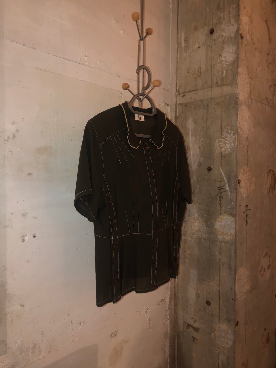 t.b Teresa van Buren Silk Button Blouse 상품이미지6