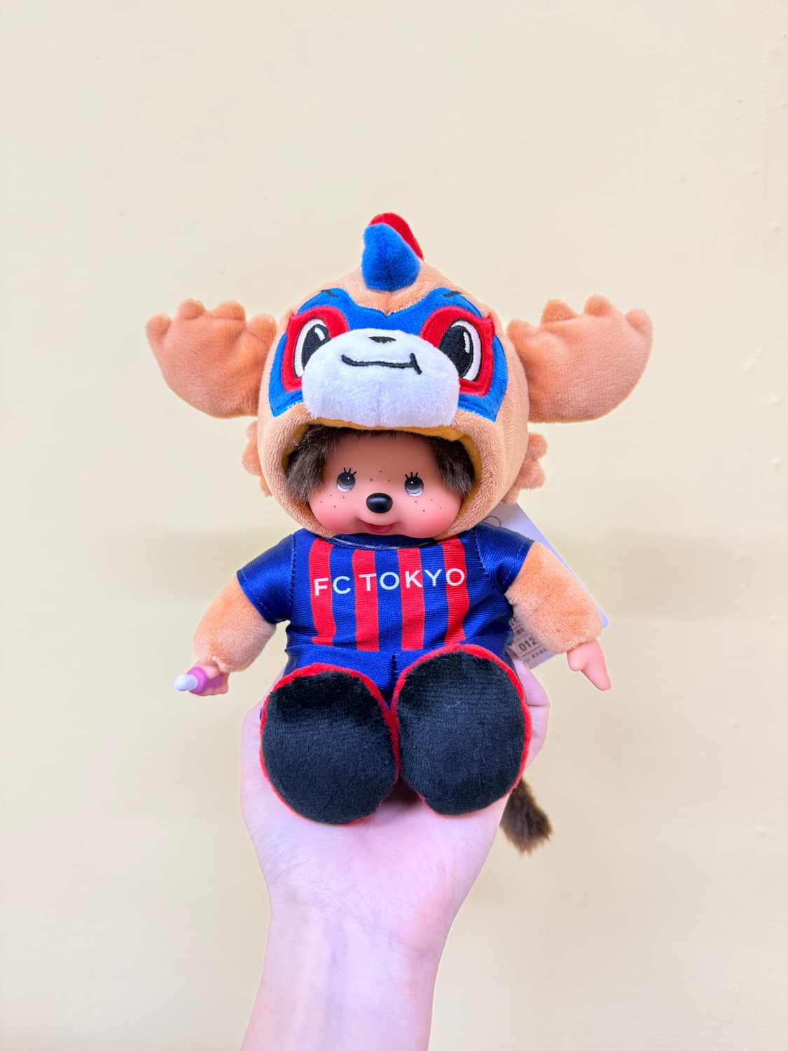 일본 FC도쿄 축구 유니폼 콜라보 몬치치 봉제인형 상품이미지1