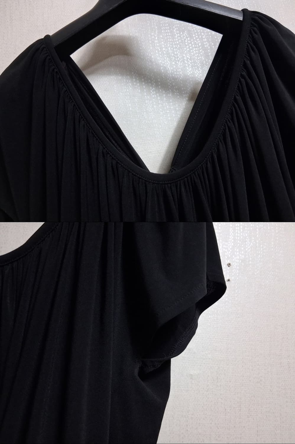 일본수입 Flare Fleur 드레이프셔링 져지원피스 겸 셔링져지롱티 3 상품이미지8