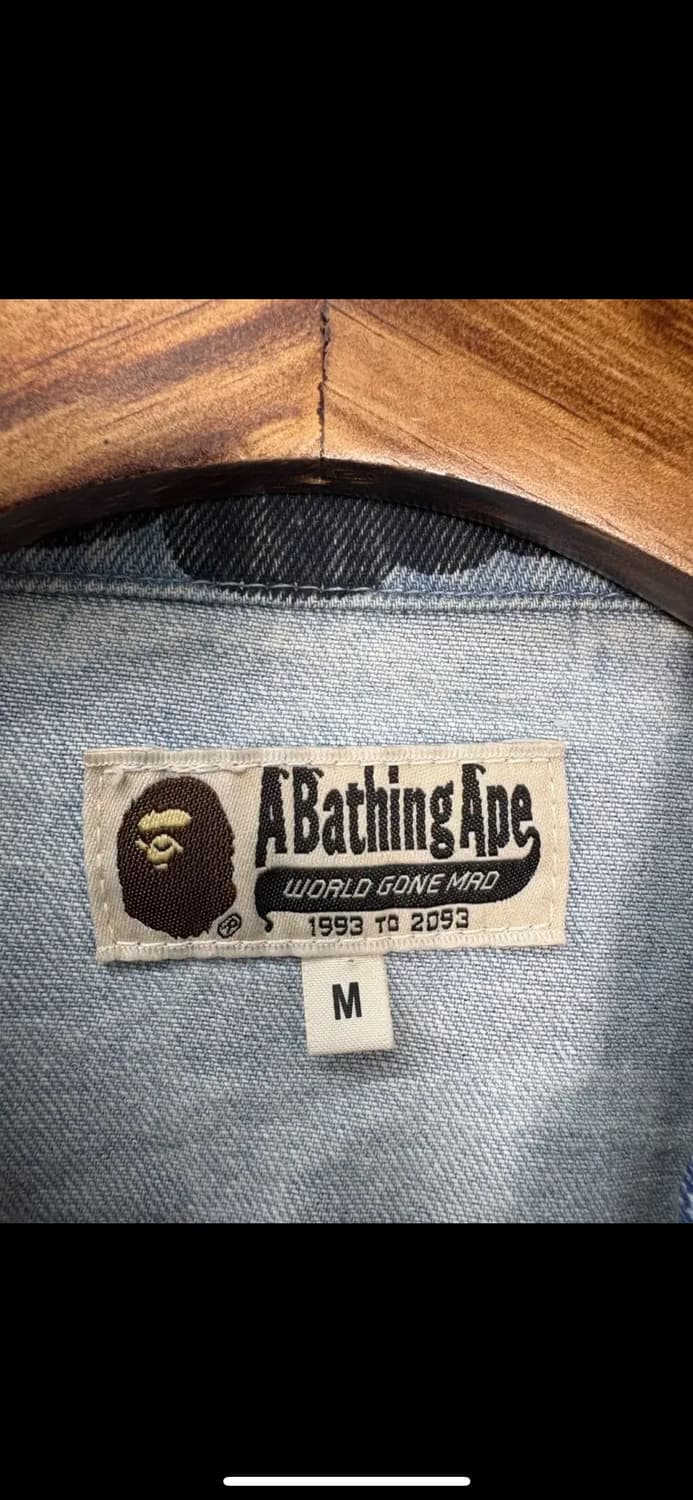 베이프 블루 카모데님 자켓 H1414 상품이미지8