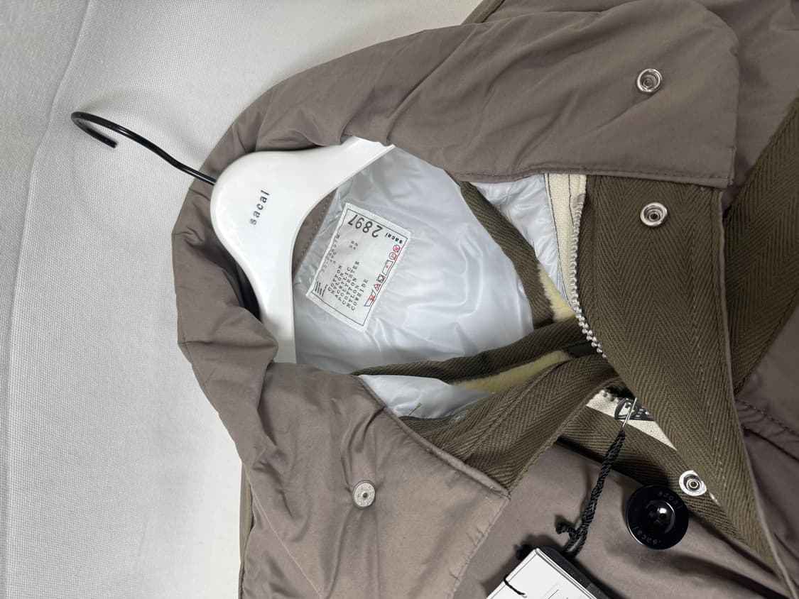 사카이 플리스 레이어드 패딩 블루종 상품이미지10