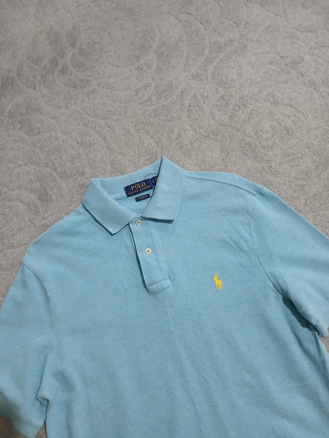 *폴로 스카이블루 반팔 카라티  상품이미지4